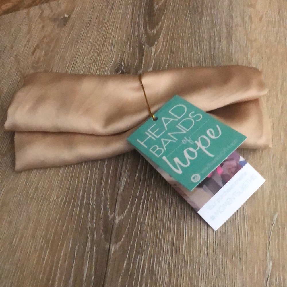 Headbands of Hope Solid Champagne Headscarf